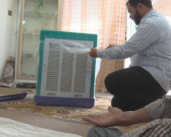نیاز تکمیل شده و برآورده شده نیاز به کولر