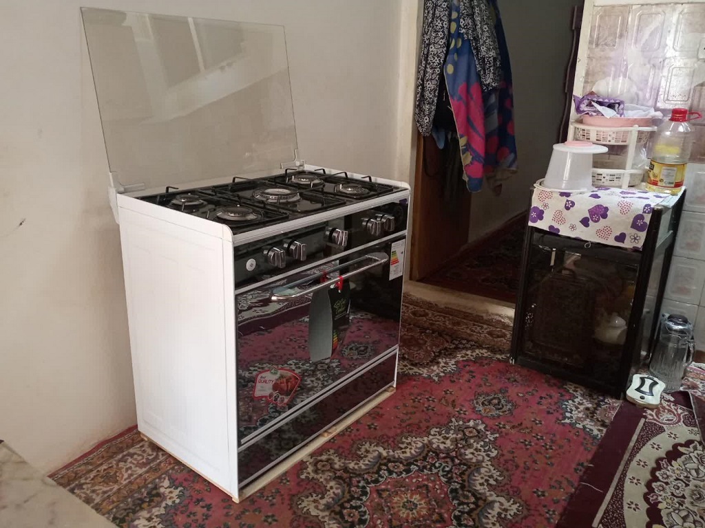 نیاز تکمیل شده و برآورده شده نیاز به اجاق گاز